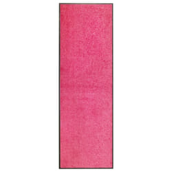 vidaXL Doormat Washable Pink Home Garden Barrier Entrance Rug for Front Door