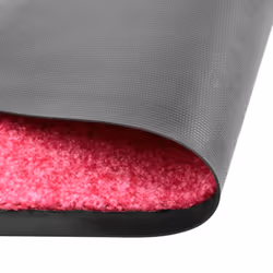 vidaXL Doormat Washable Pink Home Garden Barrier Entrance Rug for Front Door