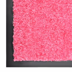 vidaXL Doormat Washable Pink Home Garden Barrier Entrance Rug for Front Door