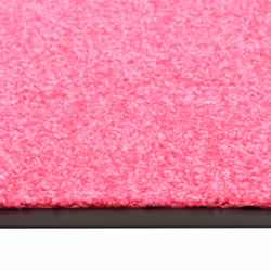 vidaXL Doormat Washable Pink Home Garden Barrier Entrance Rug for Front Door - Additional view 4