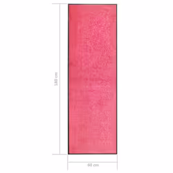vidaXL Doormat Washable Pink Home Garden Barrier Entrance Rug for Front Door - Additional view 5