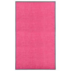 vidaXL Doormat Washable Pink Home Garden Barrier Entrance Rug for Front Door