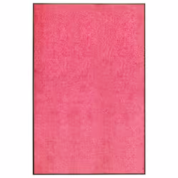 vidaXL Doormat Washable Pink Home Garden Barrier Entrance Rug for Front Door