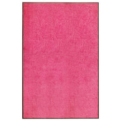 vidaXL Doormat Washable Pink Home Garden Barrier Entrance Rug for Front Door