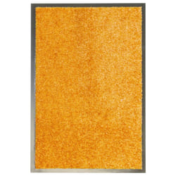 vidaXL Doormat Washable Orange Home Garden Barrier Entrance Rug for Front Door
