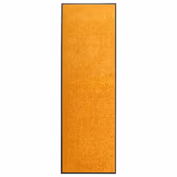 vidaXL Doormat Washable Orange Home Garden Barrier Entrance Rug for Front Door