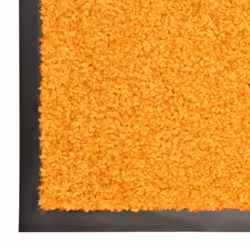 vidaXL Doormat Washable Orange Home Garden Barrier Entrance Rug for Front Door - Additional view 4