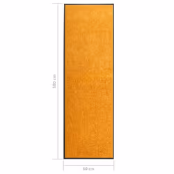 vidaXL Doormat Washable Orange Home Garden Barrier Entrance Rug for Front Door - Additional view 5