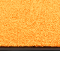 vidaXL Doormat Washable Orange Home Garden Barrier Entrance Rug for Front Door