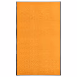 vidaXL Doormat Washable Orange Home Garden Barrier Entrance Rug for Front Door