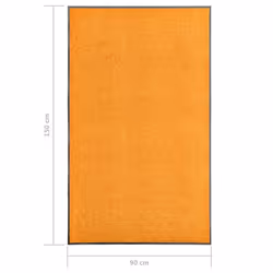 vidaXL Doormat Washable Orange Home Garden Barrier Entrance Rug for Front Door - Additional view 5