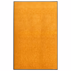 vidaXL Doormat Washable Orange Home Garden Barrier Entrance Rug for Front Door