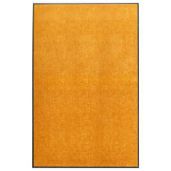 vidaXL Doormat Washable Orange Home Garden Barrier Entrance Rug for Front Door