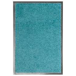 vidaXL Doormat Washable Cyan Home Garden Barrier Entrance Rug for Front Door