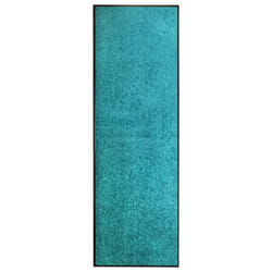 vidaXL Doormat Washable Cyan Home Garden Barrier Entrance Rug for Front Door