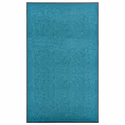 vidaXL Doormat Washable Cyan Home Garden Barrier Entrance Rug for Front Door