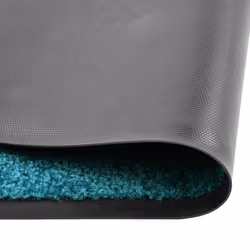 vidaXL Doormat Washable Cyan Home Garden Barrier Entrance Rug for Front Door