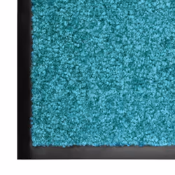 vidaXL Doormat Washable Cyan Home Garden Barrier Entrance Rug for Front Door