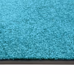 vidaXL Doormat Washable Cyan Home Garden Barrier Entrance Rug for Front Door - Additional view 4
