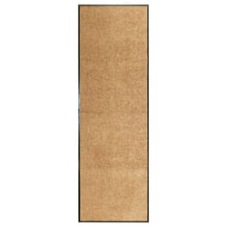 vidaXL Doormat Washable Cream Home Garden Barrier Entrance Rug for Front Door