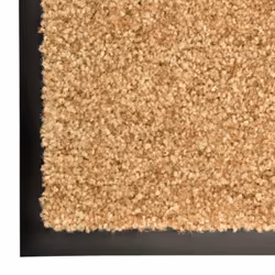 vidaXL Doormat Washable Cream Home Garden Barrier Entrance Rug for Front Door - Additional view 4