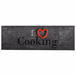 vidaXL Kitchen Floor Mat Washable Cooking 45x150 cm Hallway Rug Kitchen Runner - Additional view 2
