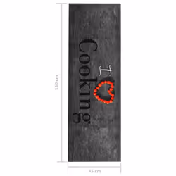 vidaXL Kitchen Floor Mat Washable Cooking 45x150 cm Hallway Rug Kitchen Runner - Additional view 4