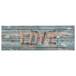 vidaXL Kitchen Floor Mat Washable Love 60x180 cm Hallway Rug Kitchen Runner - Additional view 2