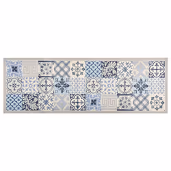 vidaXL Kitchen Floor Mat Washable Mosaic 60x180 cm Hallway Rug Kitchen Runner