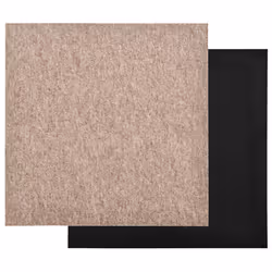 vidaXL 20x Carpet Floor Tiles 5 mÂ² 50x50 cm Beige Flooring Mat Bedroom Office