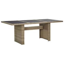 VidaXL 310141 outdoor table Black, Brown