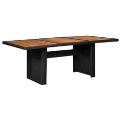 VidaXL 310144 outdoor table Black