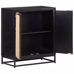 vidaXL Solid Mango Wood Sideboard Standing Lowboard Industrial Side Cabinet - Additional view 4