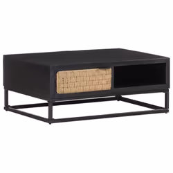 vidaXL Solid Mango Wood Coffee Table Wooden Couch Accent Desk Living Room - Additional view 7