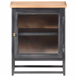 VidaXL 323501 nightstand/bedside table Grey
