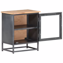 VidaXL 323501 nightstand/bedside table Grey