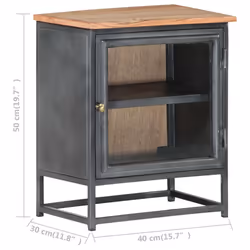 VidaXL 323501 nightstand/bedside table Grey - Additional view 7