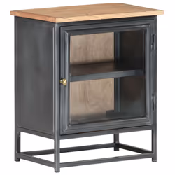 VidaXL 323501 nightstand/bedside table Grey - Additional view 8