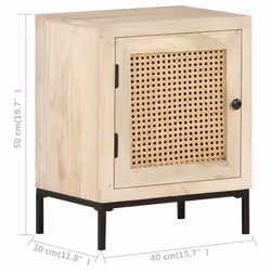 VidaXL 323509 nightstand/bedside table - Additional view 7
