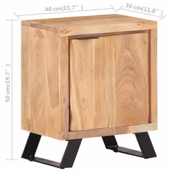 VidaXL 323519 nightstand/bedside table - Additional view 8