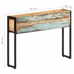 vidaXL Solid Reclaimed Wood Planter Flower Planting Box Raised Bed Garden - Additional view 4