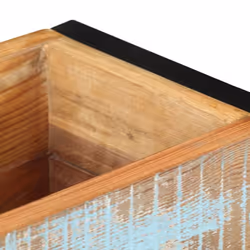 vidaXL Planter Solid Reclaimed Wood Plant Tray Flower Box Garden Raised Bed - Additional view 5