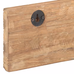 vidaXL Hall Hanger with 5 Hooks Solid Reclaimed Wood Wooden Peg Hanging Hock - Additional view 5