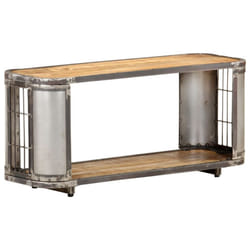 vidaXL Solid Mango Wood TV Cabinet Side Hifi Stereo Cabinet Stand Lownboard