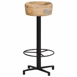 vidaXL 2x Solid Mango Wood Bar Stools 76 cm Wooden Bistro Pub Counter Chair - Additional view 7