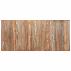 vidaXL Dining Table Solid Reclaimed Wood Wooden Kitchen Furniture Dinner Desk - Additional view 3