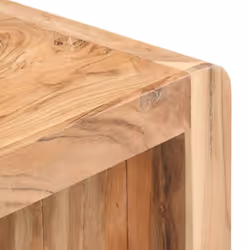 vidaXL Solid Acacia Wood Bench Hall Entryway Indoor Dining Seat Furniture - Additional view 4