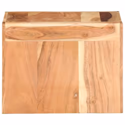 vidaXL Solid Acacia Wood Side Table End Accent Couch Living Room Sofa Desk
