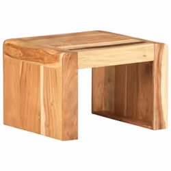 vidaXL Solid Acacia Wood Side Table End Accent Couch Living Room Sofa Desk - Additional view 6
