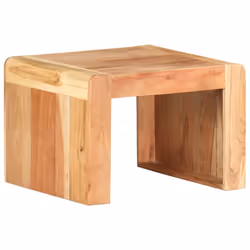 vidaXL Solid Acacia Wood Side Table End Accent Couch Living Room Sofa Desk - Additional view 8